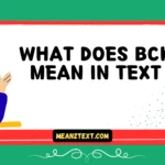 what does bck mean in text