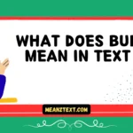 what does bub mean in text