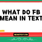 what do fb mean in text
