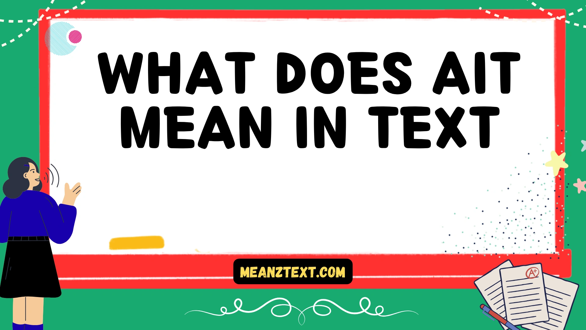 what does ait mean in text