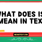 what does iss mean in text