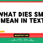 what dies smd mean in text