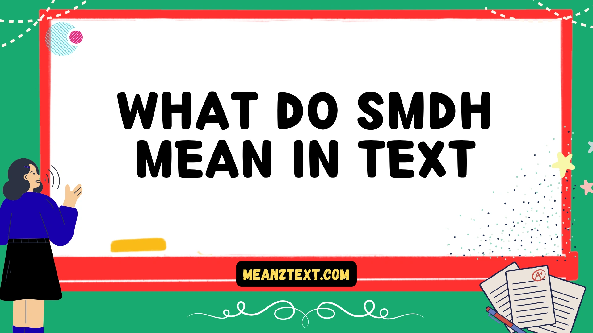 what do smdh mean in text