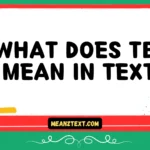 what does tbi mean in text