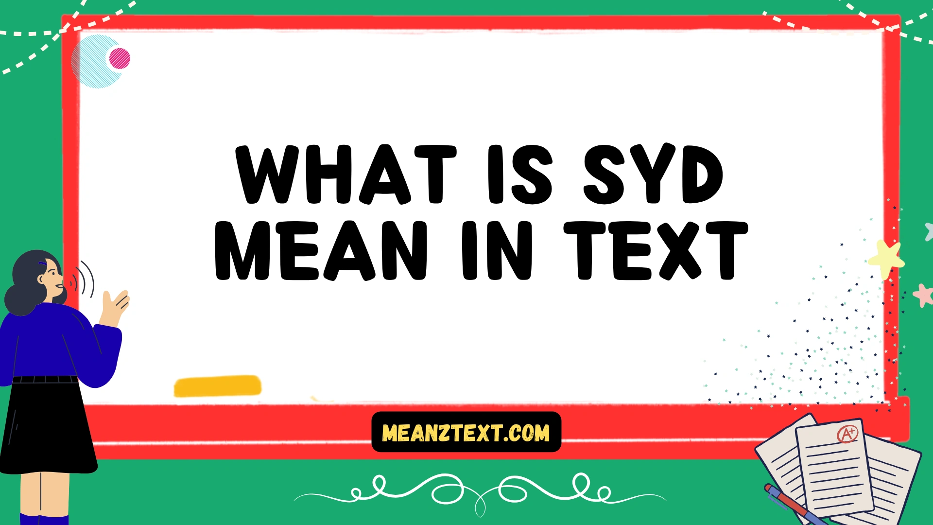 what is syd mean in text