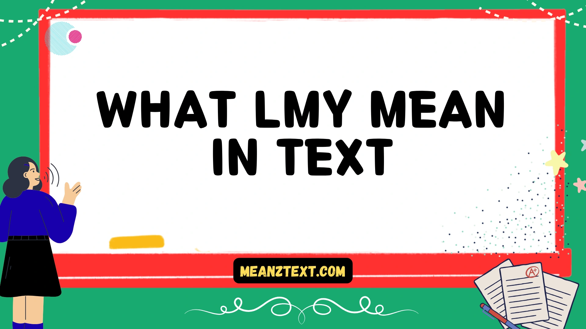 what lmy mean in text