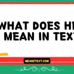 what does hfu mean in text