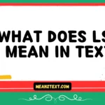 what does lsd mean in text