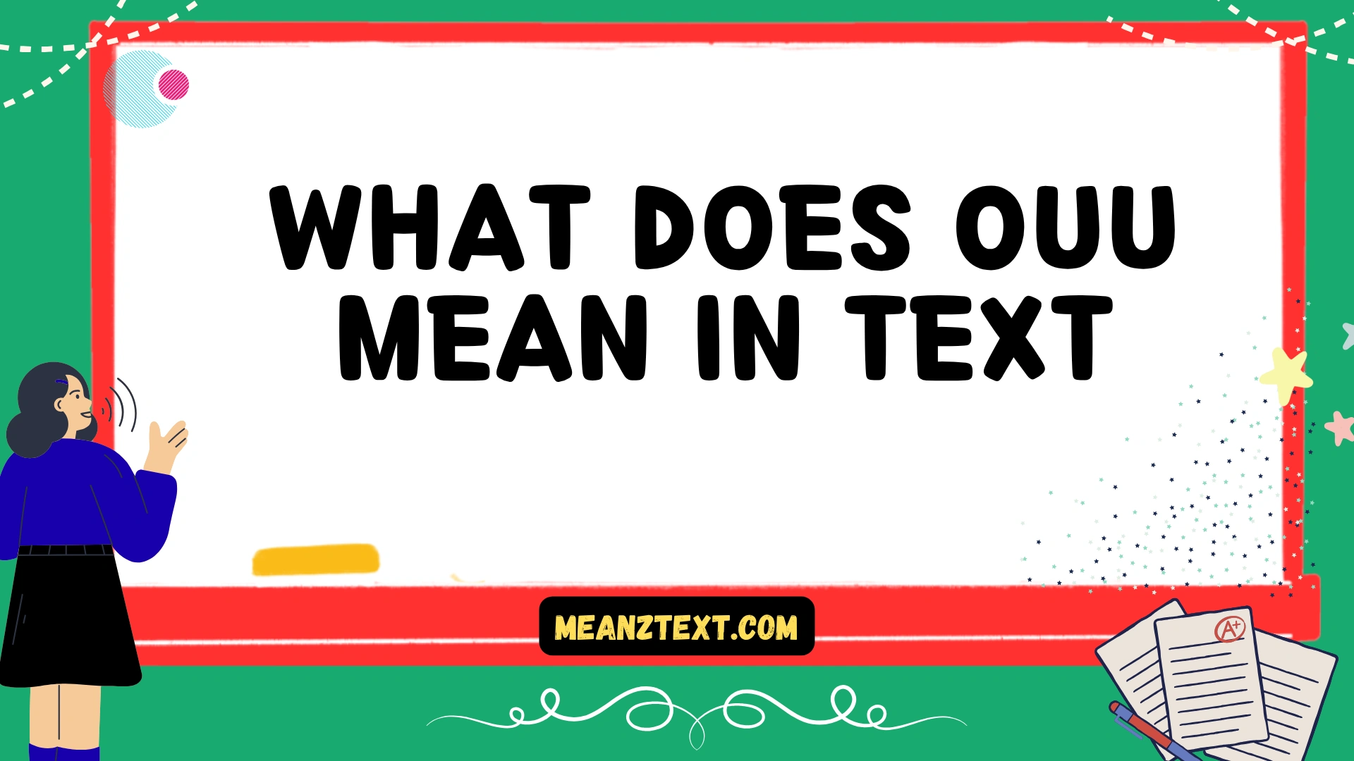 what does ouu mean in text