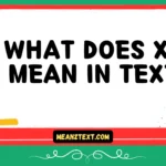 what does x3 mean in text