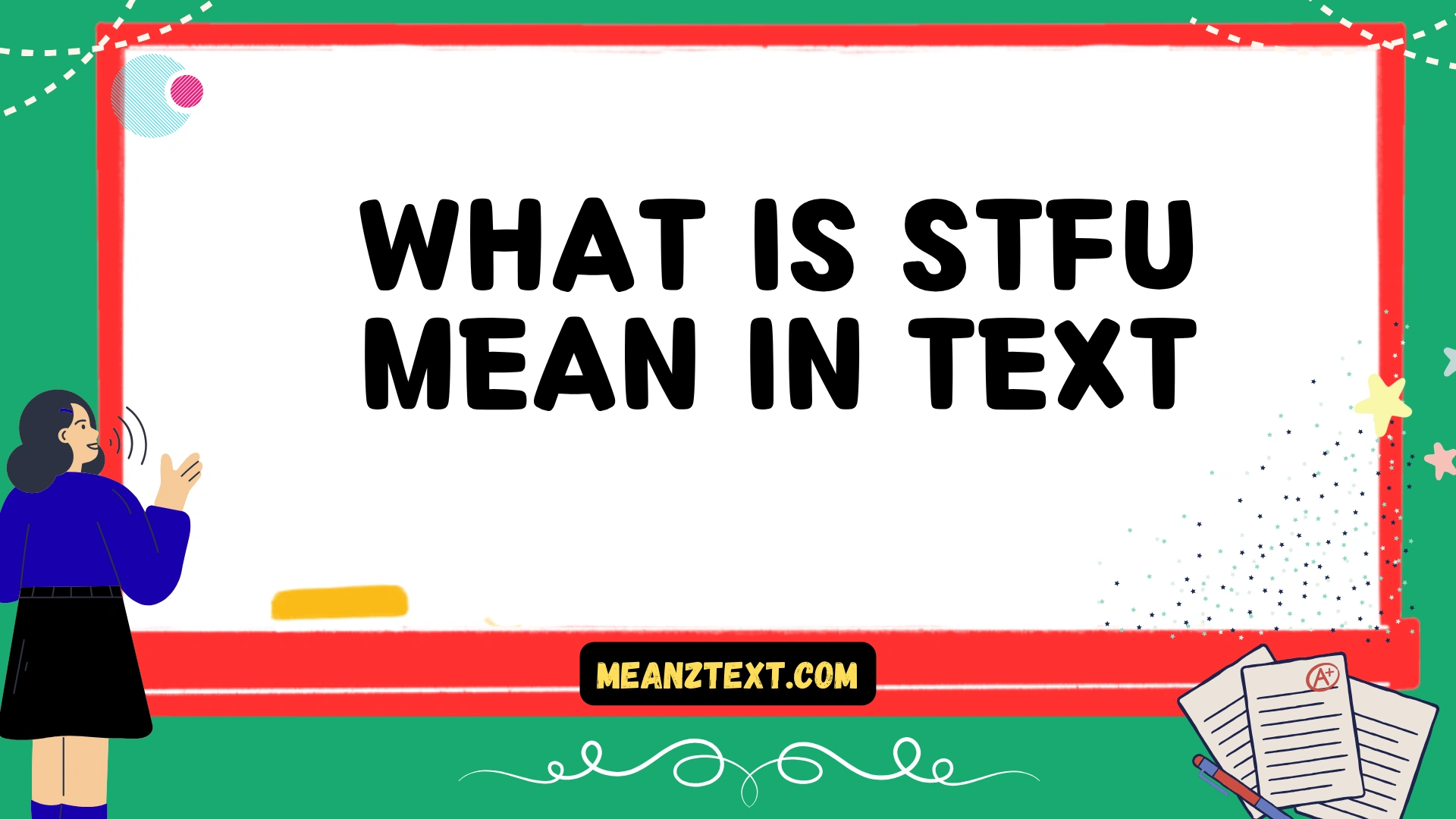 what is stfu mean in text