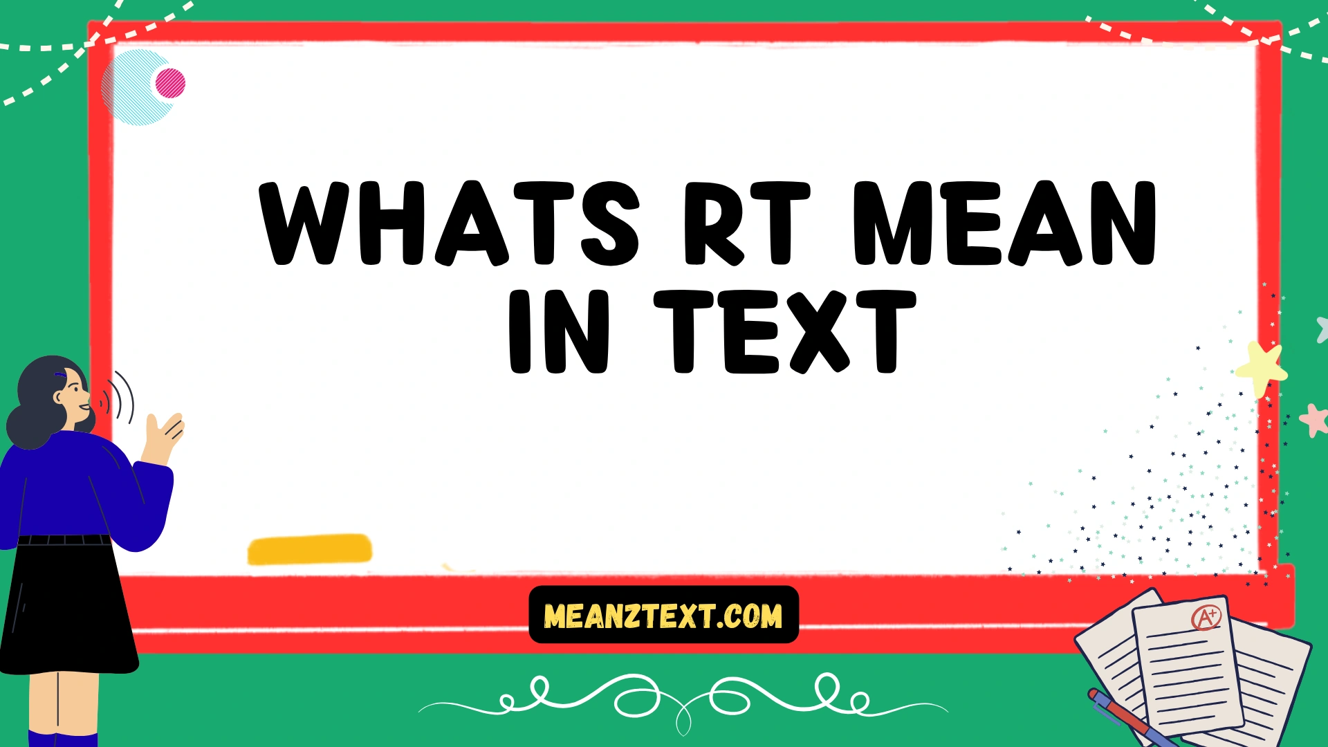 whats rt mean in text