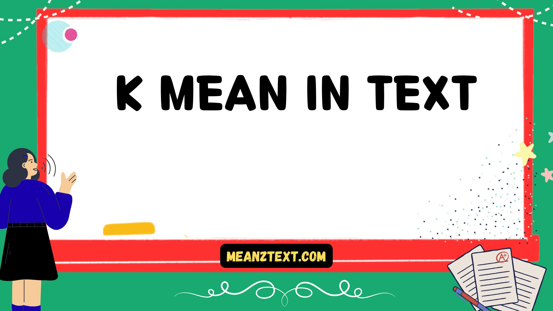 k mean in text