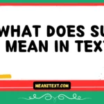 what does suu mean in text